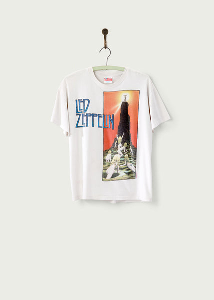 Led zeppelin vintage t shirts clearance