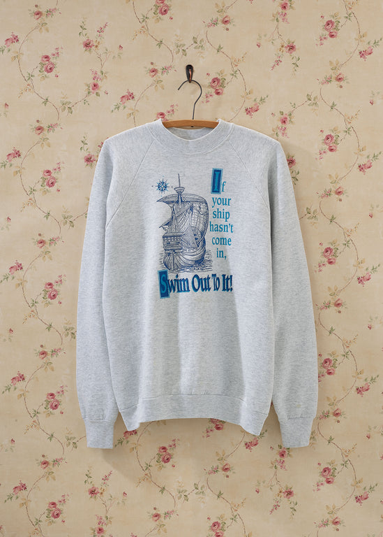 Vintage 1990's Ship Crewneck Sweater