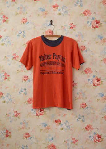Vintage 1980's Walter Payton Prep School T-Shirt