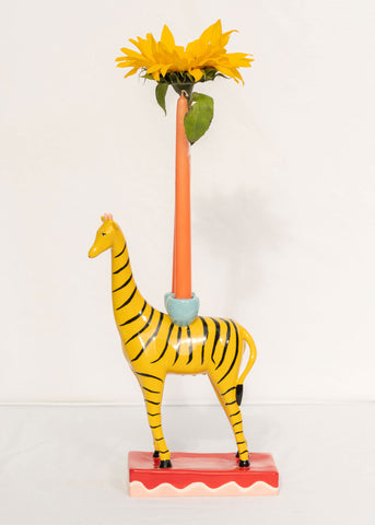 Laetitia Rouget - Sophie Stripes Giraffe Candle Holder