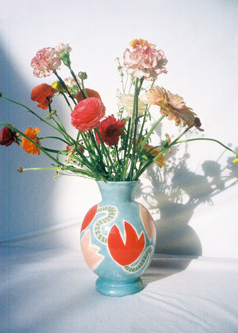 Laetitia Rouget - Blue Tulip Vase