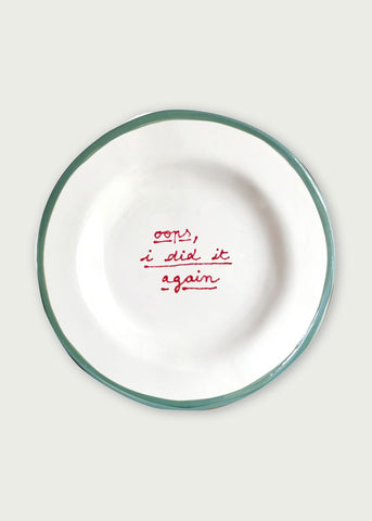 Laetitia Rouget - Oops I Did It Again Dessert Plate