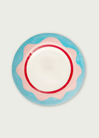 Laetitia Rouget - Wavy Pink Dessert Plate