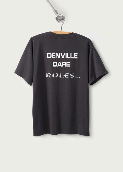 Haut Femme Noir Vintage Sans Manches Dare - Taille 10 - Viscose - Neuf Sans Étiquette