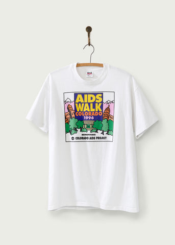 Vintage 1996 Colorado Aids Walk T-Shirt