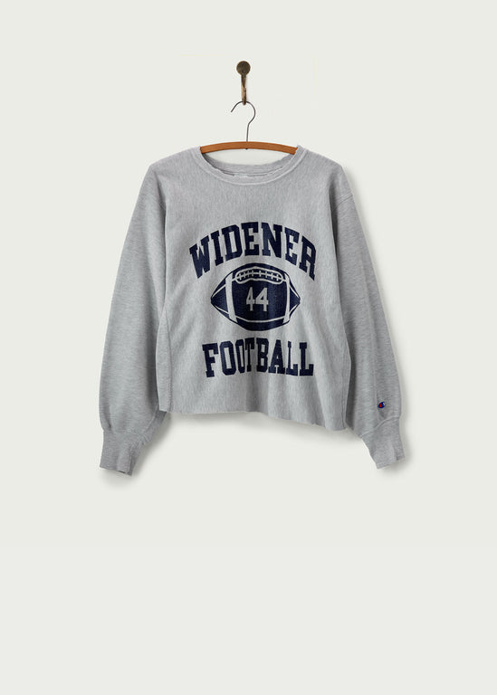 Vintage 1990s Widener Football Cropped Crewneck