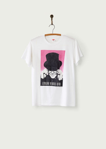 Vintage 1989 Elton John World Tour T-Shirt