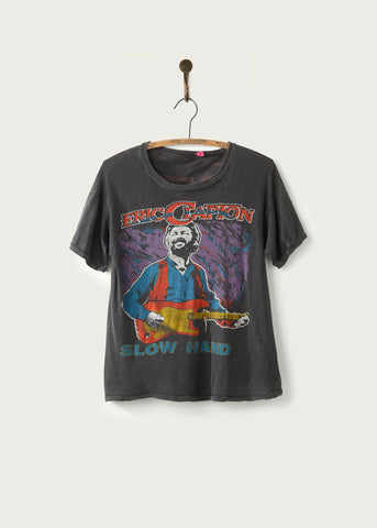 Vintage 1977 Eric Clapton Slowhand Tour T-Shirt