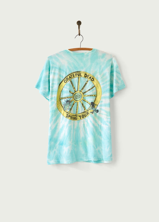 Vintage 1991 Grateful Dead Spring Tour Tie Dye T-Shirt