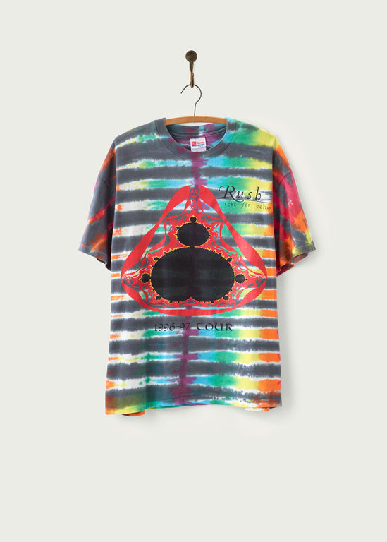 Vintage 1996 Rush Test For Echo Tie Dye T-Shirt
