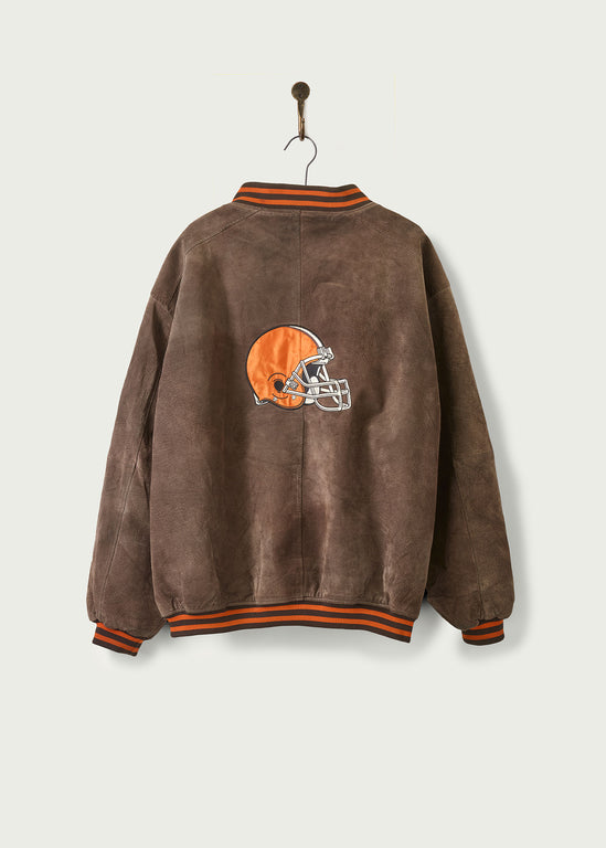Vintage Cleveland Browns Leather Jacket