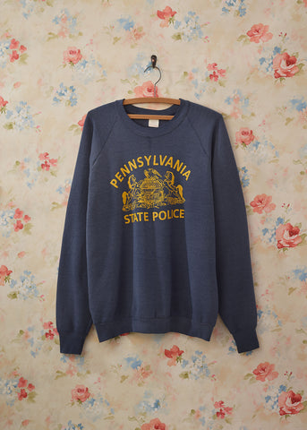 Vintage 1980's Pennsylvania State Police Crewneck Sweater