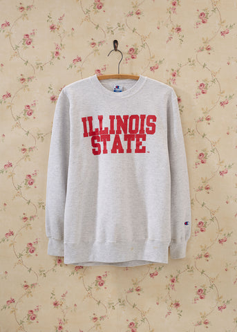 Vintage 1980's Illinois State Champion Crewneck Sweater