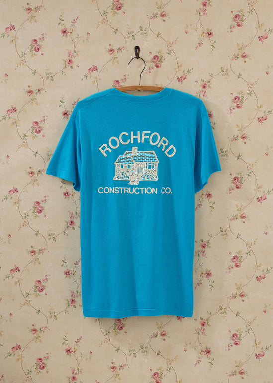 Vintage 1980's Construction T-Shirt