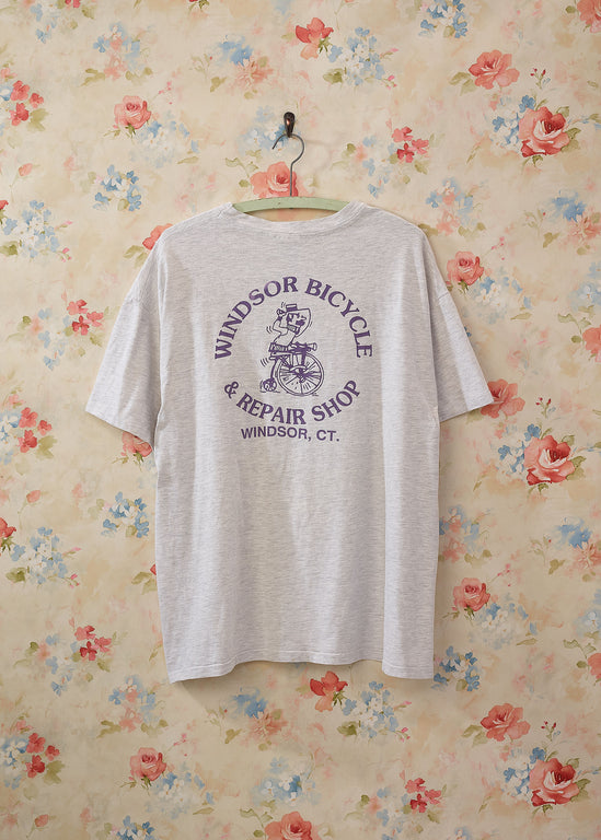 Vintage 1990's Windsor Bicycle Repair Shop T-Shirt