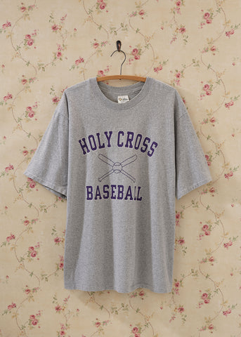 Vintage 1990's Holly Cross Baseball T-Shirt