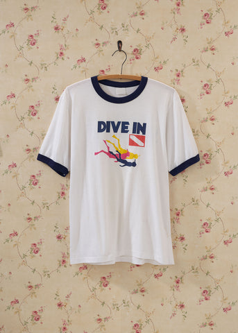Vintage 1980's Swimming T-Shirt