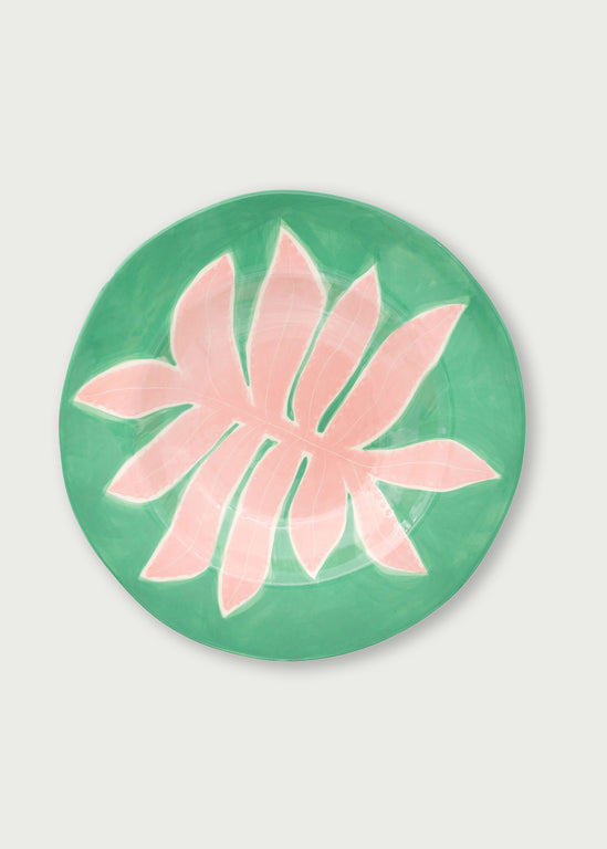 Laetitia Rouget - Green Leaf Dinner Plate