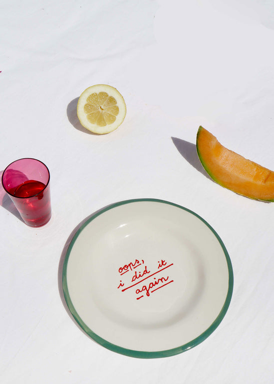 Laetitia Rouget - Oops I Did It Again Dessert Plate