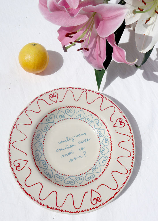 Laetitia Rouget - Voulez Vous Coucher Avec Moi Dinner Plate