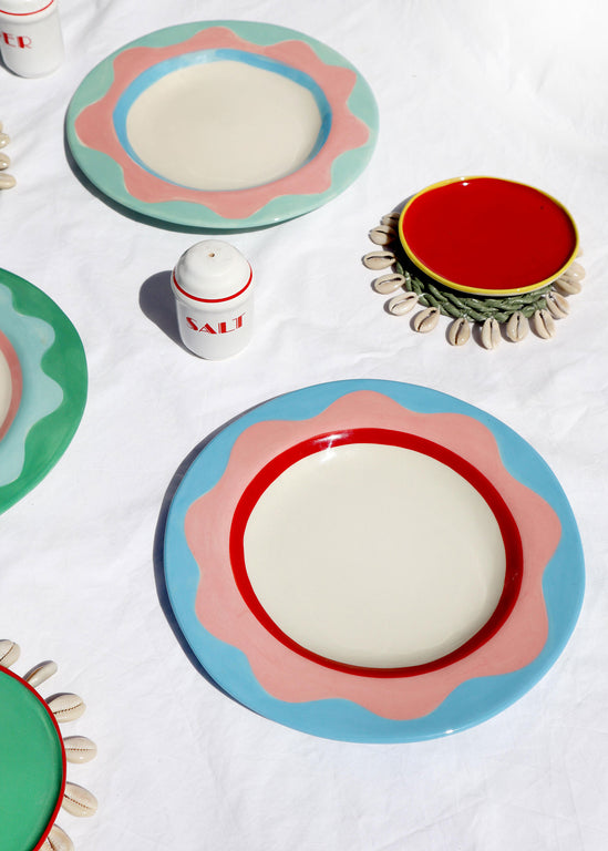 Laetitia Rouget - Wavy Pink Dessert Plate