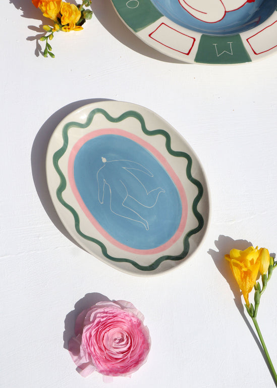 Laetitia Rouget - Viens On Se Casse Oval Plate