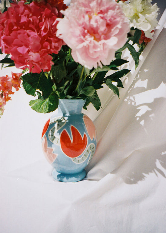Laetitia Rouget - Blue Tulip Vase