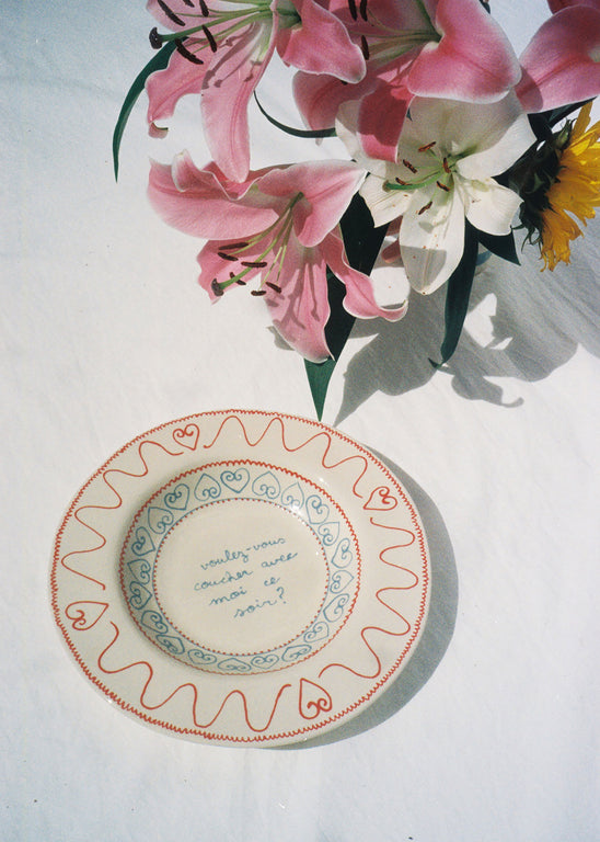 Laetitia Rouget - Voulez Vous Coucher Avec Moi Dinner Plate