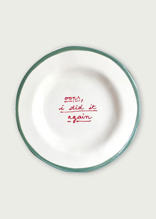 Laetitia Rouget - Oops I Did It Again Dessert Plate