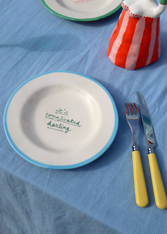 Laetitia Rouget - It's Complicated Darling Dessert Plate