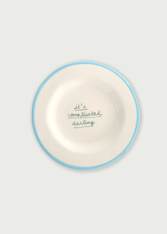 Laetitia Rouget - It's Complicated Darling Dessert Plate