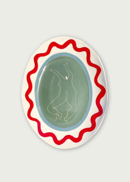 Laetitia Rouget - Samba Oval Plate