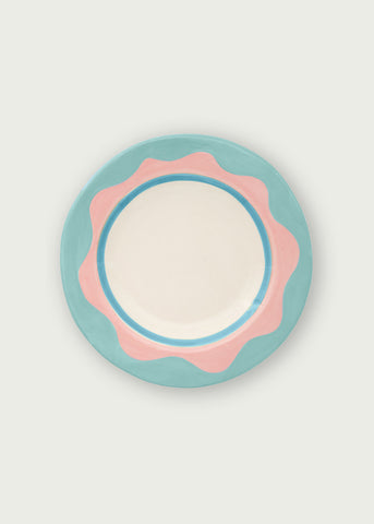 Laetitia Rouget - Wavy Blue Dessert Plate