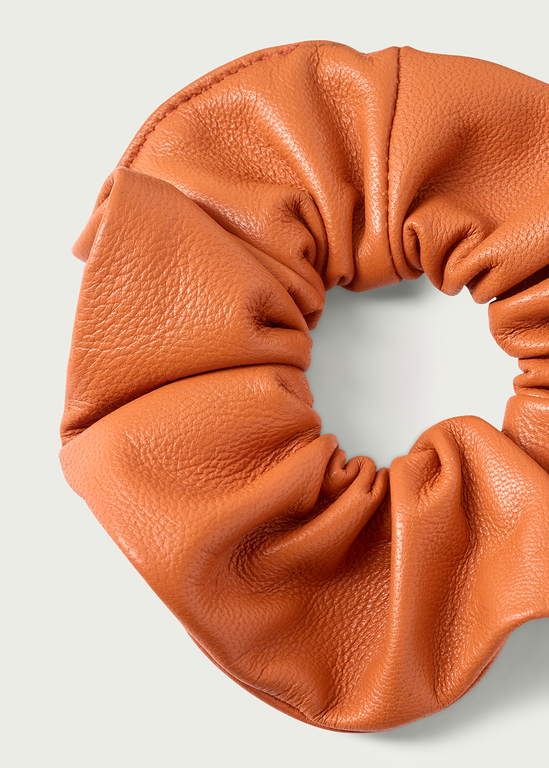 Leona Leather Scrunchie