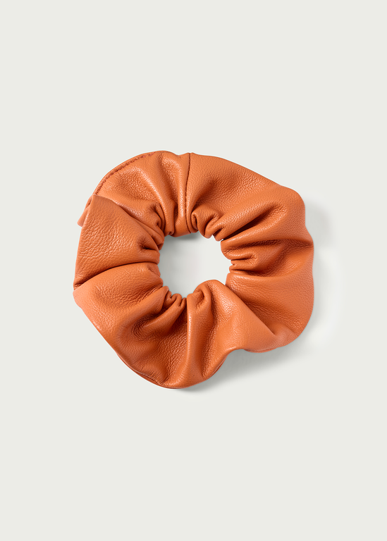 Leona Leather Scrunchie
