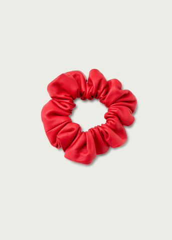 Leona Leather Scrunchie