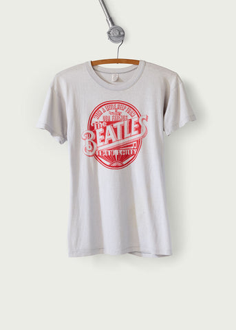 1960's Vintage Beatles Record Factory T-Shirt