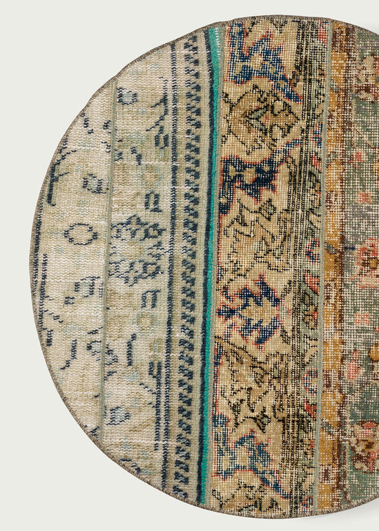 Vintage Turkish Rug Cushion