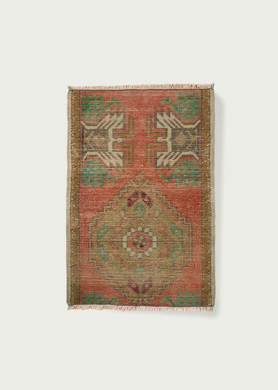 Vintage Turkish Rug Cushion