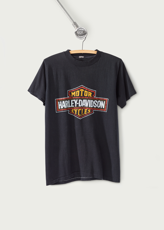 1970s Vintage Harley Davidson Oshkosh T-Shirt