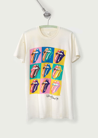 Vintage 1989 Rolling Stones 9 Tongues T-Shirt