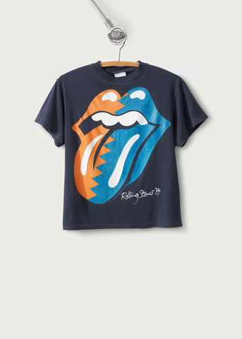 Vintage 1989 Rolling Stones Two Tone Tongue T-Shirt