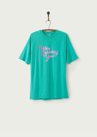 Vintage 1980s Racquetball World  T-Shirt