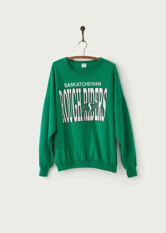 Vintage 1990s Saskatchewan Rough Riders Crewneck Sweater