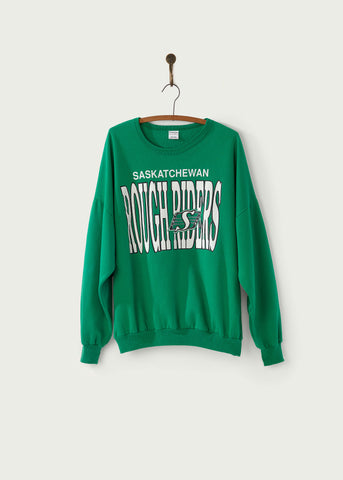 Vintage 1990s Saskatchewan Rough Riders Crewneck Sweater