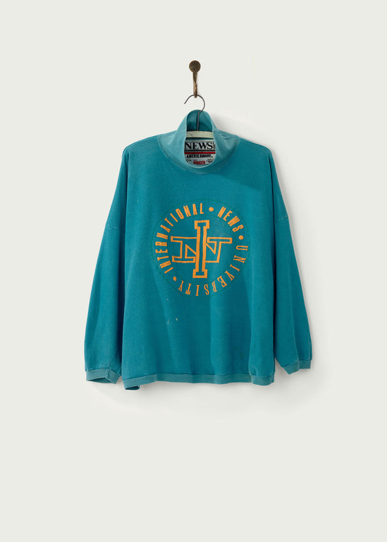 Vintage 1980s International News University T-Shirt