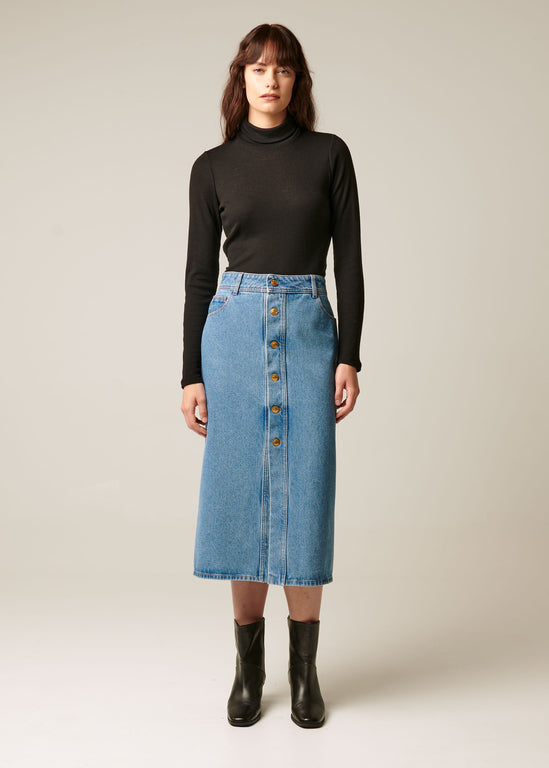 Nina Denim Skirt